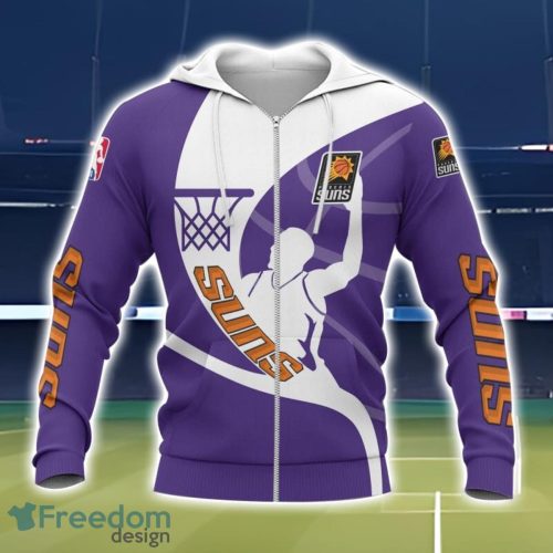 Phoenix Suns 3D All Over Printed T-Shirt Sweatshirt Hoodie Product Photo 2