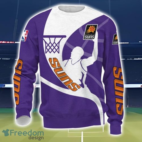 Phoenix Suns 3D All Over Printed T-Shirt Sweatshirt Hoodie Product Photo 3