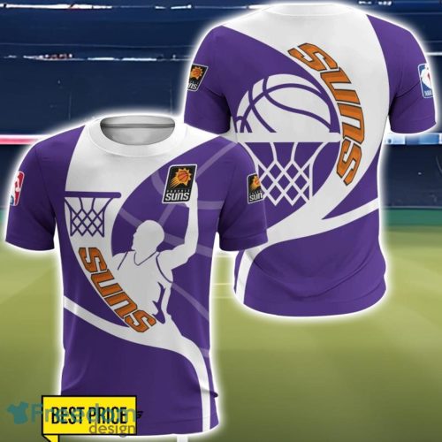 Phoenix Suns 3D All Over Printed T-Shirt Sweatshirt Hoodie Product Photo 5