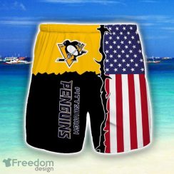 Pittsburgh Penguins 3D All Print Beach Shorts For Men Summer Gift