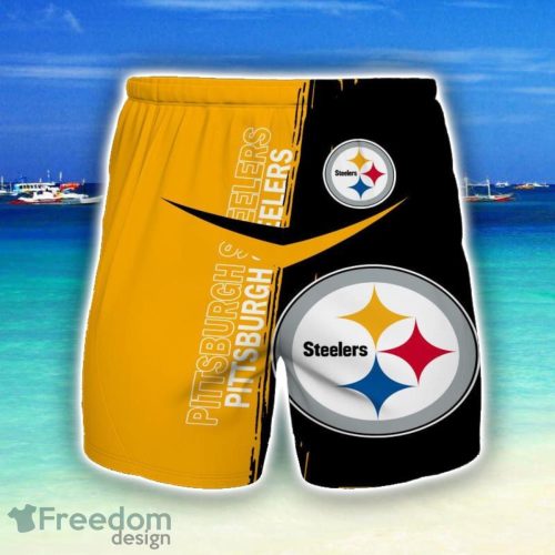 Pittsburgh Steelers 3D All Print Beach Shorts For Men Fans Sport Gift Product Photo 1