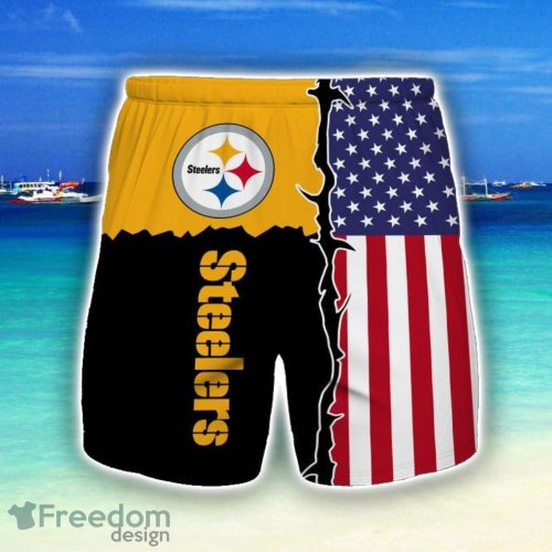 Pittsburgh Steelers 3D All Print Beach Shorts For Men Summer Gift Product Photo 1