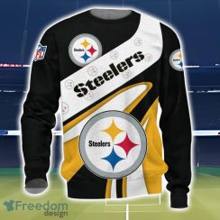 Pittsburgh Steelers Logo Team 3D Printing T-Shirt Hoodie Sweatshirt For Fans Product Photo 3