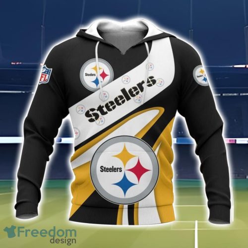 Pittsburgh Steelers Logo Team 3D Printing T-Shirt Hoodie Sweatshirt For Fans Product Photo 1