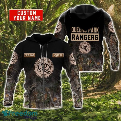 Queens Park Rangers Personalized Name 3D Hoodie Zip Hoodie For Hunting And Sport Fans Product Photo 2