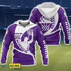 Sacramento Kings 3D All Over Printed T-Shirt Sweatshirt Hoodie