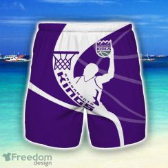 Sacramento Kings 3D Shorts Summer Holiday Gift For Men