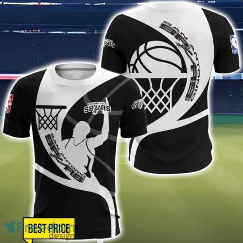 San Antonio Spurs 3D All Over Printed T-Shirt Sweatshirt Hoodie Product Photo 5