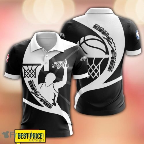 San Antonio Spurs 3D Polo Shirt Sport Style Gift For Men Product Photo 1