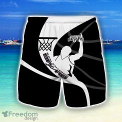 San Antonio Spurs 3D Shorts Summer Holiday Gift For Men