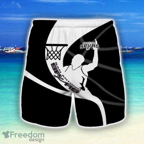 San Antonio Spurs 3D Shorts Summer Holiday Gift For Men Product Photo 1