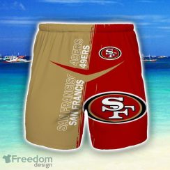 San Francisco 49ers 3D All Print Beach Shorts For Men Fans Sport Gift