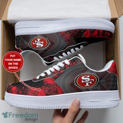 San Francisco 49ers Air Force 1 Sneakers Custom Name Sneakers