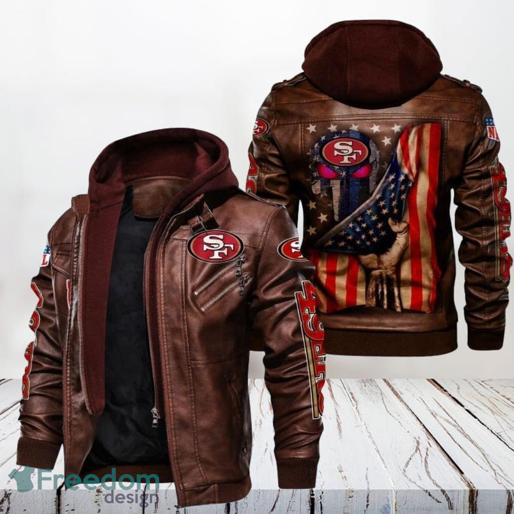 San Francisco 49ers Hvkc176 Trendy Leather Jacket Gift For Men Product Photo 1