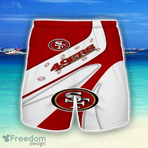 San Francisco 49ers Logo 3D Shorts Summer Holiday Gift For Men Product Photo 1