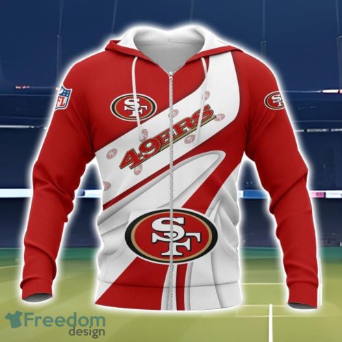 San Francisco 49ers Logo Team 3D Printing T-Shirt Hoodie Sweatshirt For Fans Product Photo 2