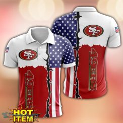 San Francisco 49ers US Flag 3D Polo Shirt Golf Polo Shirt Men Gift