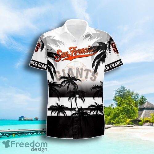 San Francisco Giants Coconut Tree Beach Pattern Pattern Hawaiian Shirt Summer Gift For Men Women Product Photo 2