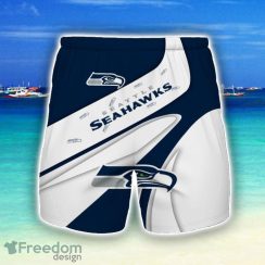 Seattle Seahawks logo 3D Shorts Summer Holiday Gift For Men