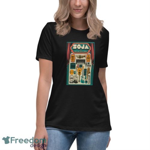 SOJA Tour 2024 Brooklyn Bowl Shirt - Women's Relaxed Short Sleeve Jersey Tee