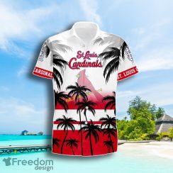 St. Louis Cardinals Coconut Tree Beach Pattern Pattern Hawaiian Shirt Summer Gift For Men Women Product Photo 2