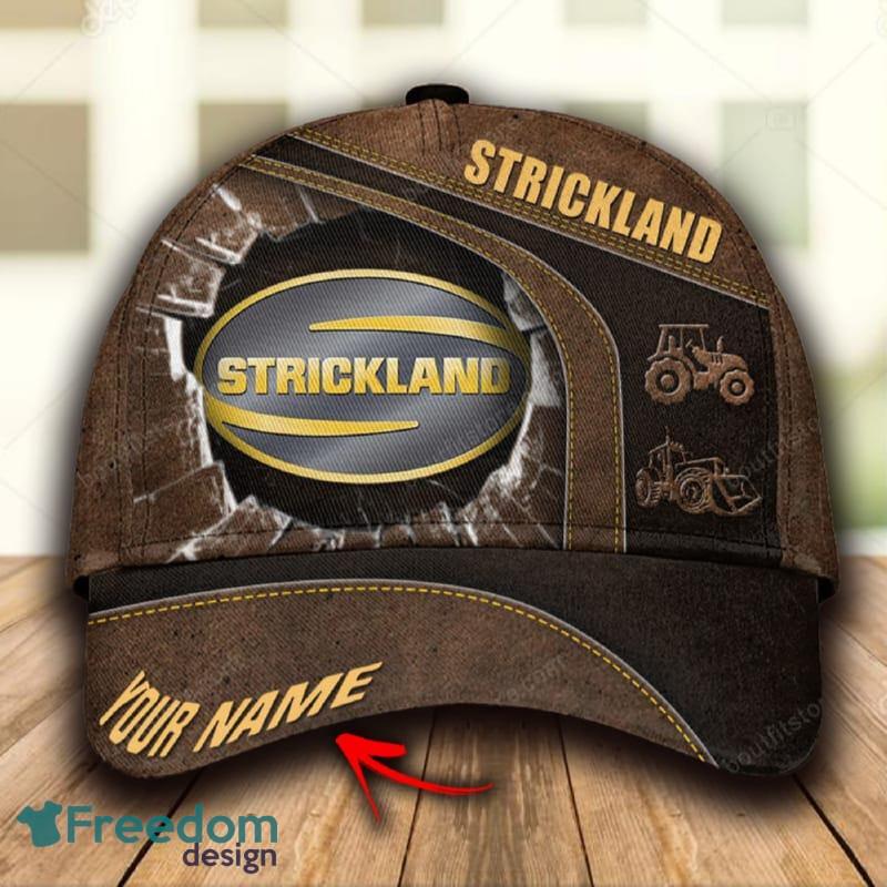 Strickland Affordable Custom Name All Over Print 3D Hat Cap Brown For Mens Gift Hot Trending Summer - Strickland Affordable Custom Name All Over Print 3D Hat Cap Brown For Mens Gift Hot Trending Summer