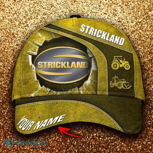 Strickland Custom Name All Over Print 3D Hat Cap Yellow Mens Gifts New Hot Trending Summer - Strickland Custom Name All Over Print 3D Hat Cap Yellow Mens Gifts New Hot Trending Summer