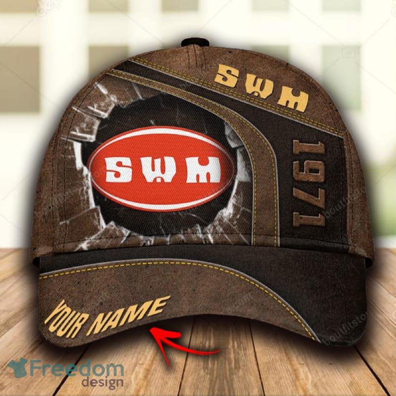 SWM Unique Custom Name All Over Print 3D Hat Cap Brown For Mens Gift Hot Trending Summer - SWM Unique Custom Name All Over Print 3D Hat Cap Brown For Mens Gift Hot Trending Summer