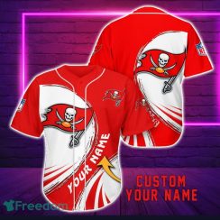 Tampa Bay Buccaneers Personalized Name 3D Baseball Jersey Shirt For Fans