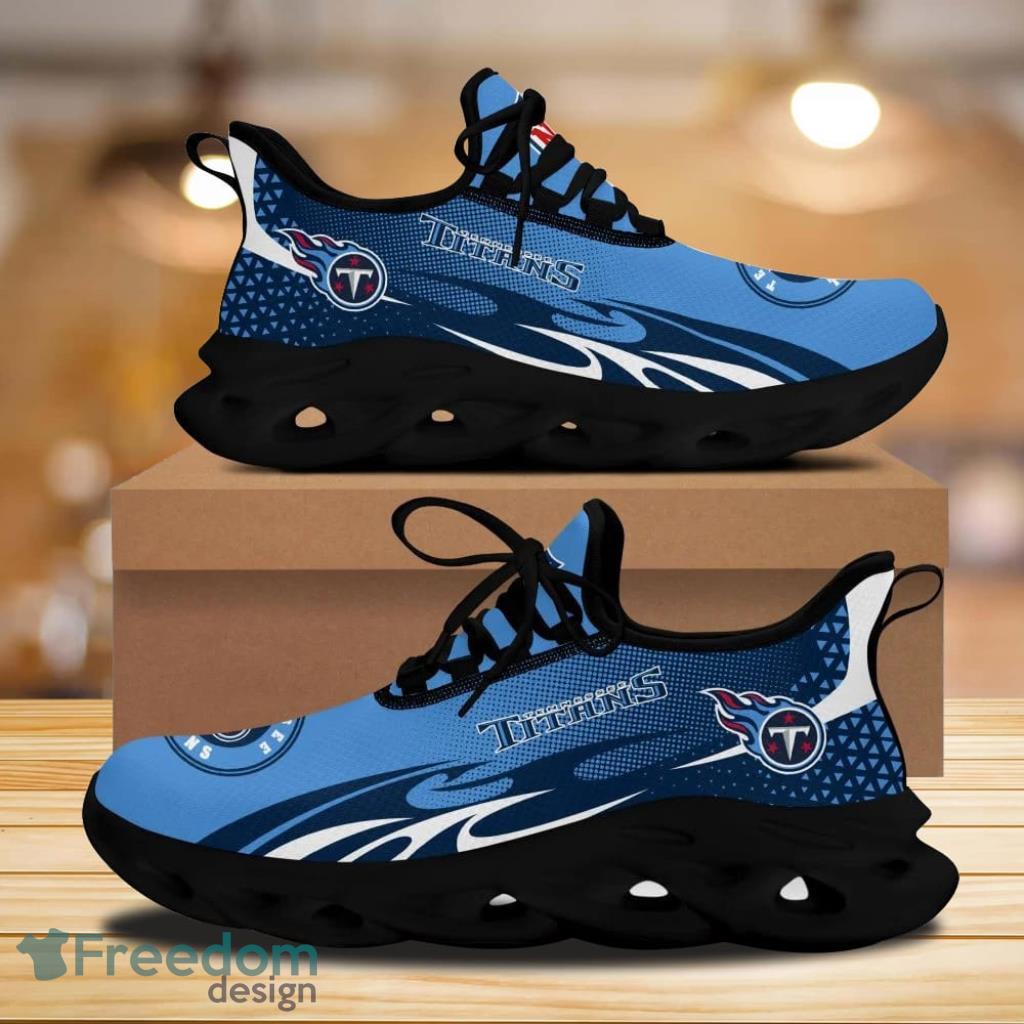 Tennessee Titans Nfl Sport Max Soul Shoes Sneaker Wave Pattern Trending Summer Product Photo 1