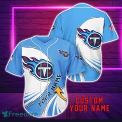 Tennessee Titans Personalized Name 3D Baseball Jersey Shirt For Fans