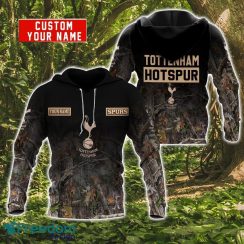 Tottenham Hotspur Personalized Name 3D Hoodie Zip Hoodie For Hunting And Sport Fans