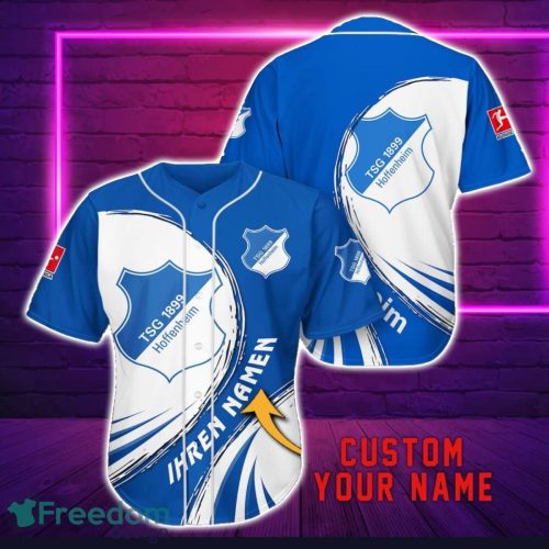 TSG Hoffenheim Personalized Name 3D Baseball Jersey Shirt For Fans Product Photo 1