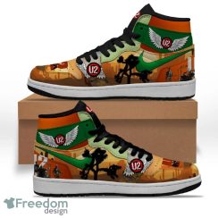 U2 Air Jordan 1 Hightop Shoes For Men Women Fans - U2 Air Jordan 1 High Top Shoes_2