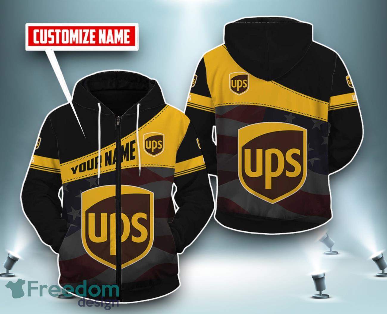 Ups 3D Shirt All Over Print Custom Name Best Quality For Men Women Ups 3D Shirt All Over Print Custom Name Best Quality For Men Women Product Photo 3