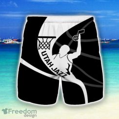 Utah Jazz 3D Shorts Summer Holiday Gift For Men