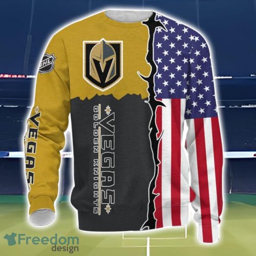 Vegas Golden Knights 3D All Over Printed T-Shirt Sweatshirt Hoodie Product Photo 3