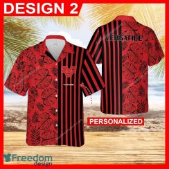 Versatile Tractor Tropical Logo AOP Hawaiian Shirt For Summer Custom Name - Versatile Tractor Hawaiian Shirt Personalized Photo 2
