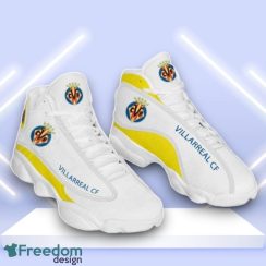 Villarreal CF White Yellow Air Jordan 13 Best Choice Sneakers For Fans