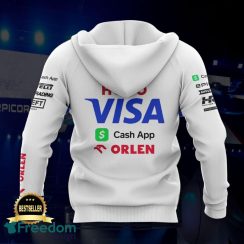 Visa Cash App RB 2024 3D Hoodie, Zip Hoodie, T Shirt, 3D Bomber AOP Custom Name - Visa Cash App RB 2024 3D Hoodie Personalized Photo 2