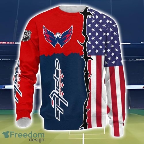 Washington Capitals 3D All Over Printed T-Shirt Sweatshirt Hoodie Product Photo 3