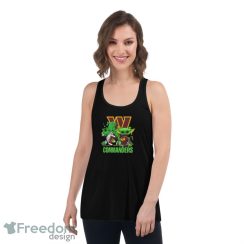 Washington Commanders Baby Yoda Happy St.Patrick’s Day Shamrock Shirt - Women's Flowy Racerback Tank