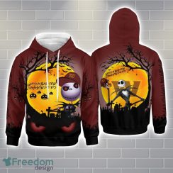 Washington Commanders Jack Skellington 3D Hoodie Halloween Night Unisex Hoodie For Men Women