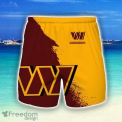 Washington Football Team 3D Shorts Summer Holiday Gift For Men Fans