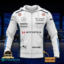 Williams Racing 2024 3D Hoodie, Zip Hoodie, T Shirt, 3D Bomber AOP Custom Name image Williams Racing 2024 3D Hoodie, Zip Hoodie, T Shirt, 3D Bomber AOP Custom Name - Williams Racing 2024 3D Hoodie Personalized Photo 4