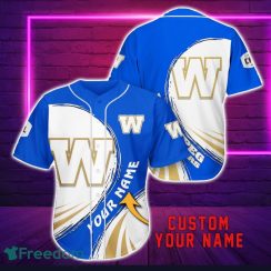 Winnipeg Blue Bombers Personalized Name 3D Baseball Jersey Shirt For Fans