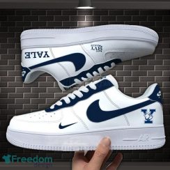 Yale Bulldogs NCAA White Air Force Sneakers Men Wnd Women Shoes Trending Sport Gift