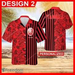 Yamaha Motorcycle Surf Logo Beach Hawaiian Shirt Men And Women Gift Custom Name - Yamaha Motorcycle Hawaiian Shirt Personalized Photo 2