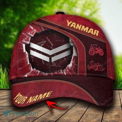 Yanmar Custom Name 3D Hat Cap Red For Mens Gift All Over Print Hot Trending Summer