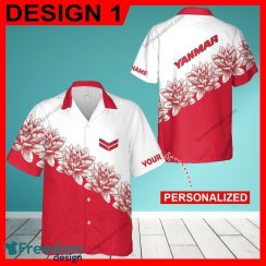 Yanmar Tractor Flower Vintage Vacation All Over Print Hawaiian Shirt For Summer Custom Name Yanmar Tractor Flower Vintage Vacation All Over Print Hawaiian Shirt For Summer Custom Name